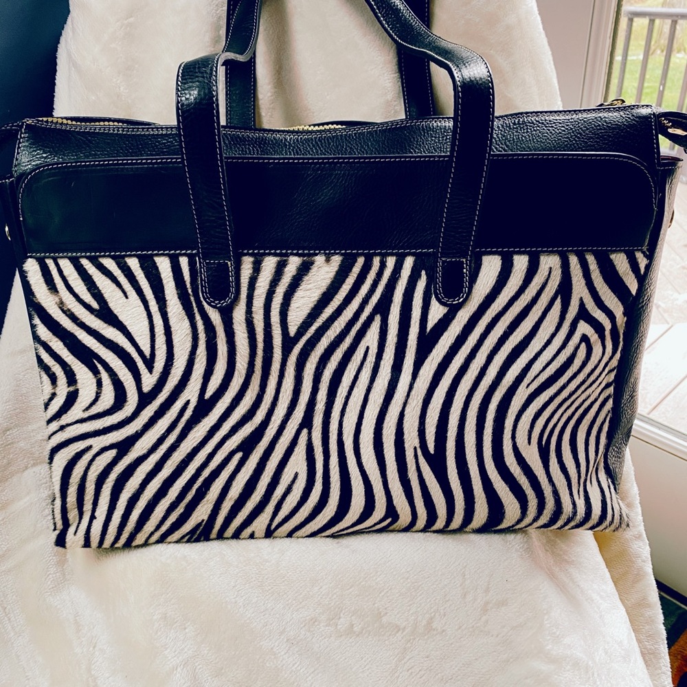 Italian Made Terrida Leather Computer Bag - Picture 6 of 8